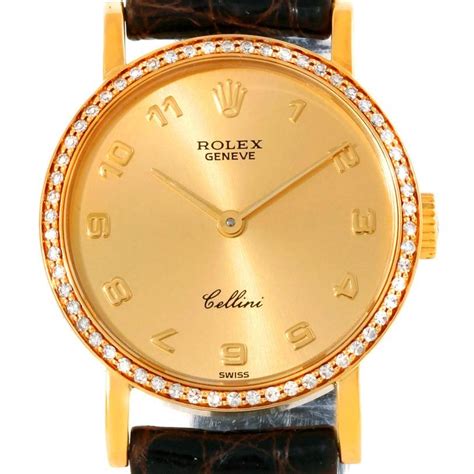 rolex cellini womens yellow gold